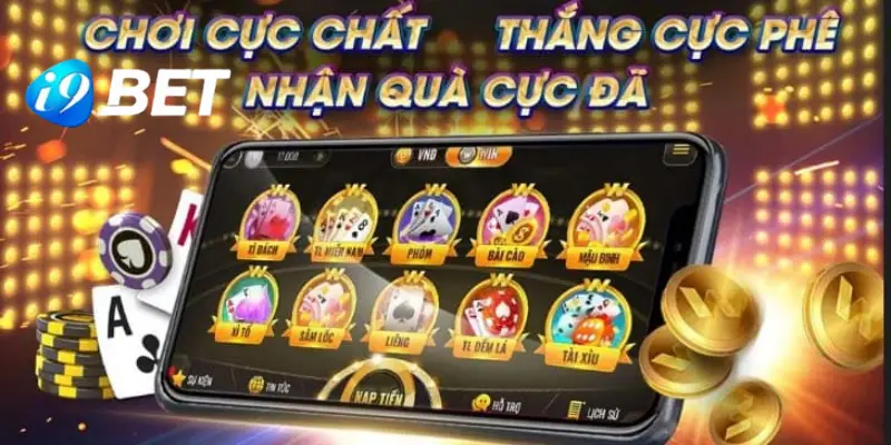 I9BET cung cấp nhiều game bài chất lượng